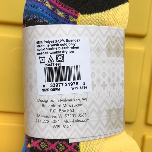 Muk Luks- 6-pair socks - Picture 2 of 8